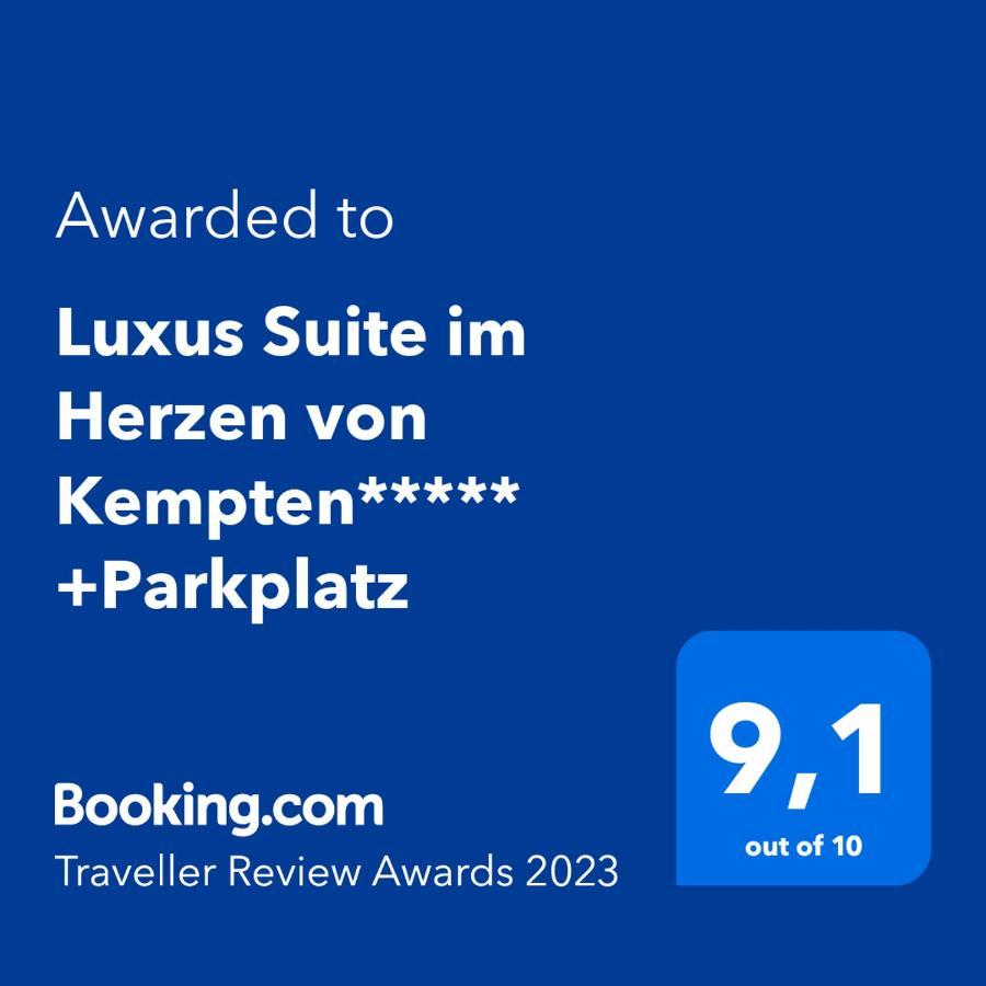 Luxus Suite Im Herzen Von Kempten***** +Parkplatz מראה חיצוני תמונה